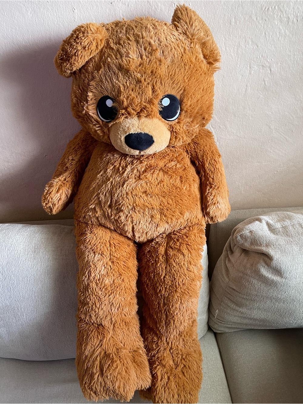 Fiesta 46” Giant Teddy Bear Plush Large Stuffed Animal Tan Brown
